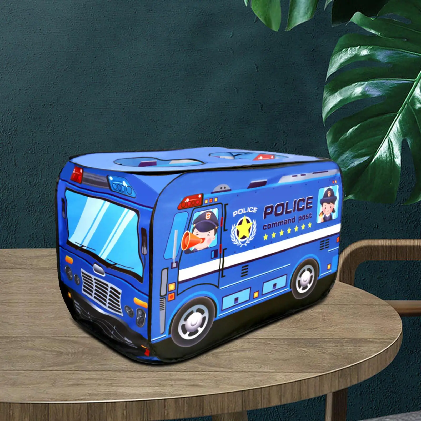 Opvouwbare speeltent – Cartoon autotent voor kinderen, speelgoedtent voor binnen, cadeau voor meisjes en jongens