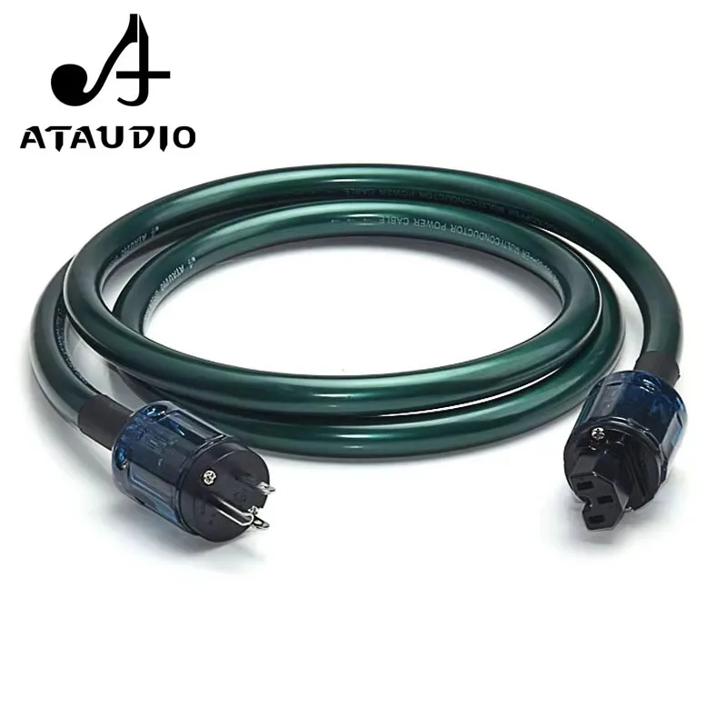 

ATAUDIO Hifi OCC Power Cable With US Plug High Performance Power Cord for Amplifier CD Player DAC