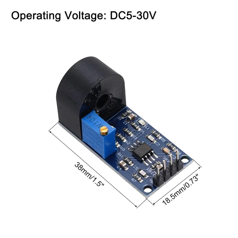 RMWIN-Stroom Transformator Module ZMCT103C 4 Stuks 5A AC Eenfase Actieve Analoge Signaal Uitgangsstroom Sensor Module