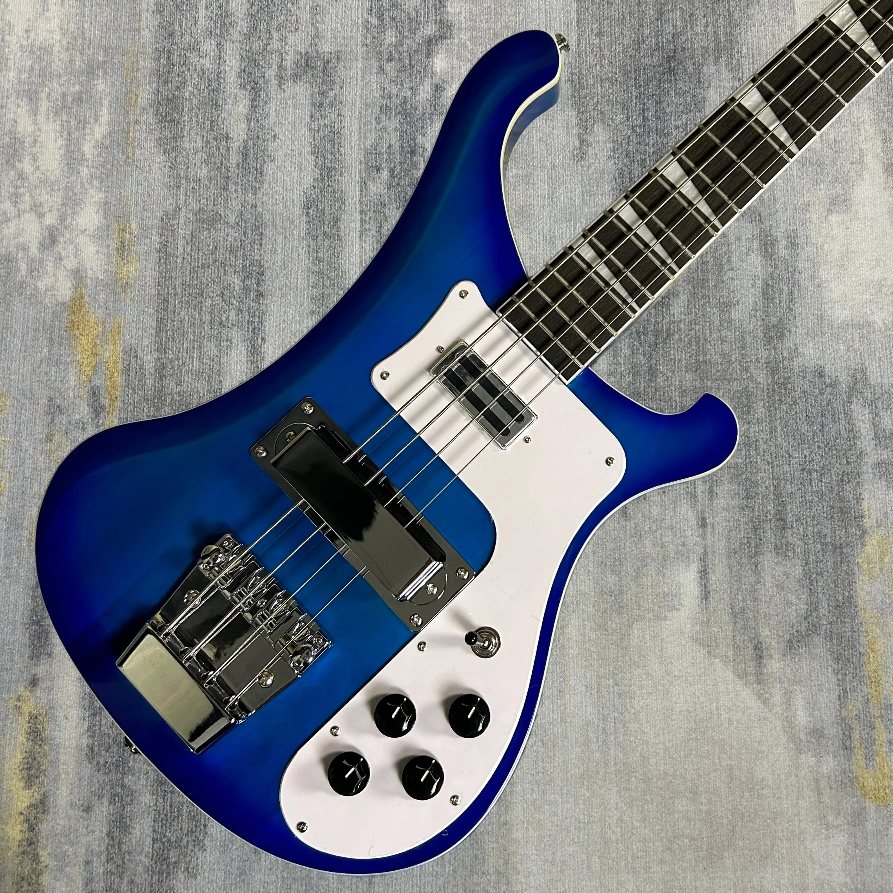 

Горячая распродажа: Бас-гитары Rickenbacker 4003, прозрачно-синие, длина грифа 844 мм