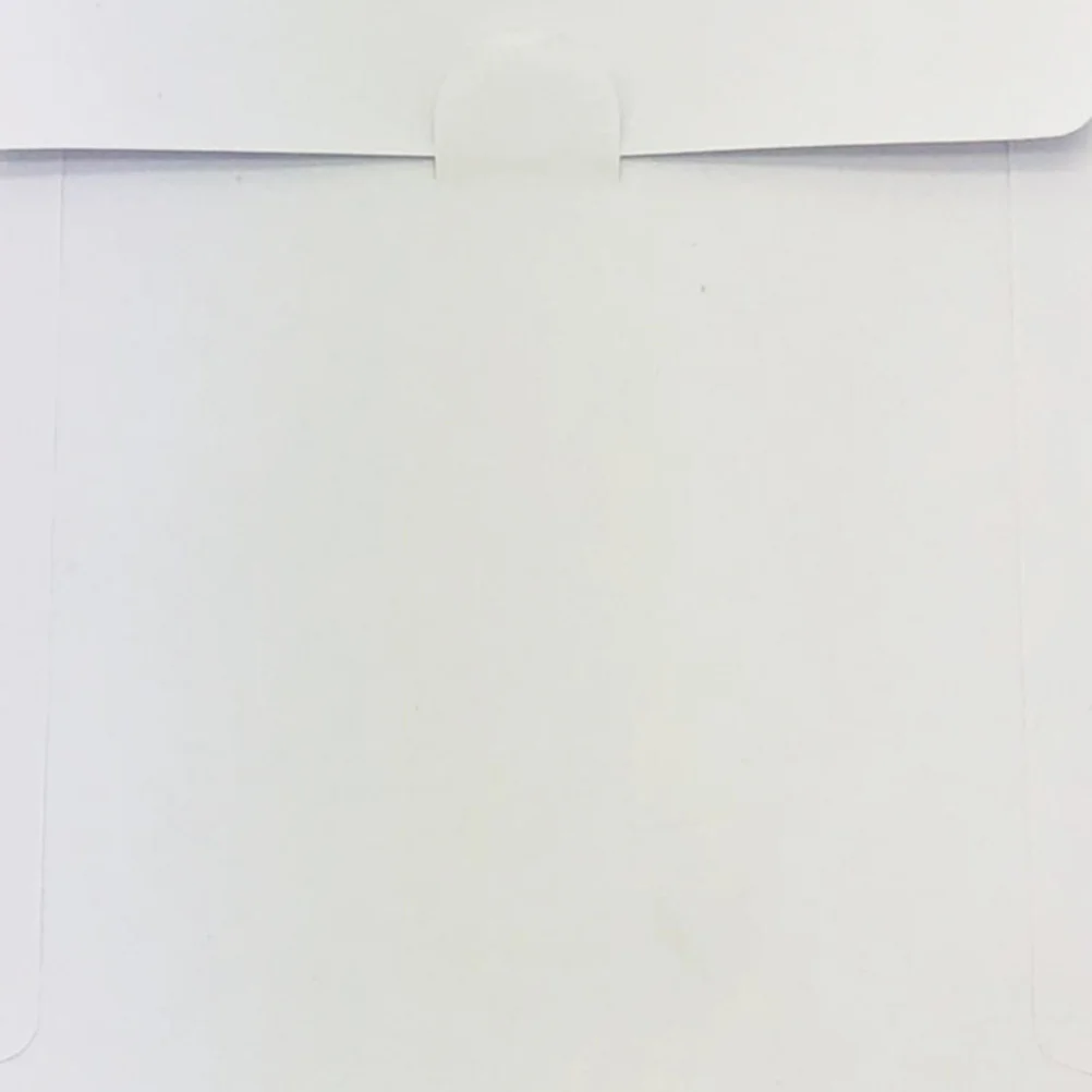 

100Pcs Cd Packaging Bag Large Capacity Transparent Window Dvd Storage Holder Portable Paper Case for Films Music Organization