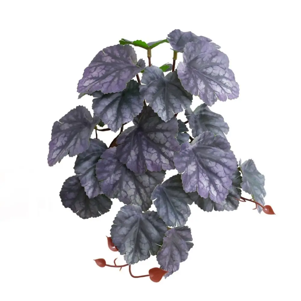 

23 Leaves Artificial Green Plant Leaves Tropical Plant Real Touch Silk Turtle Back Bamboo Leaves Lifelike Plastic