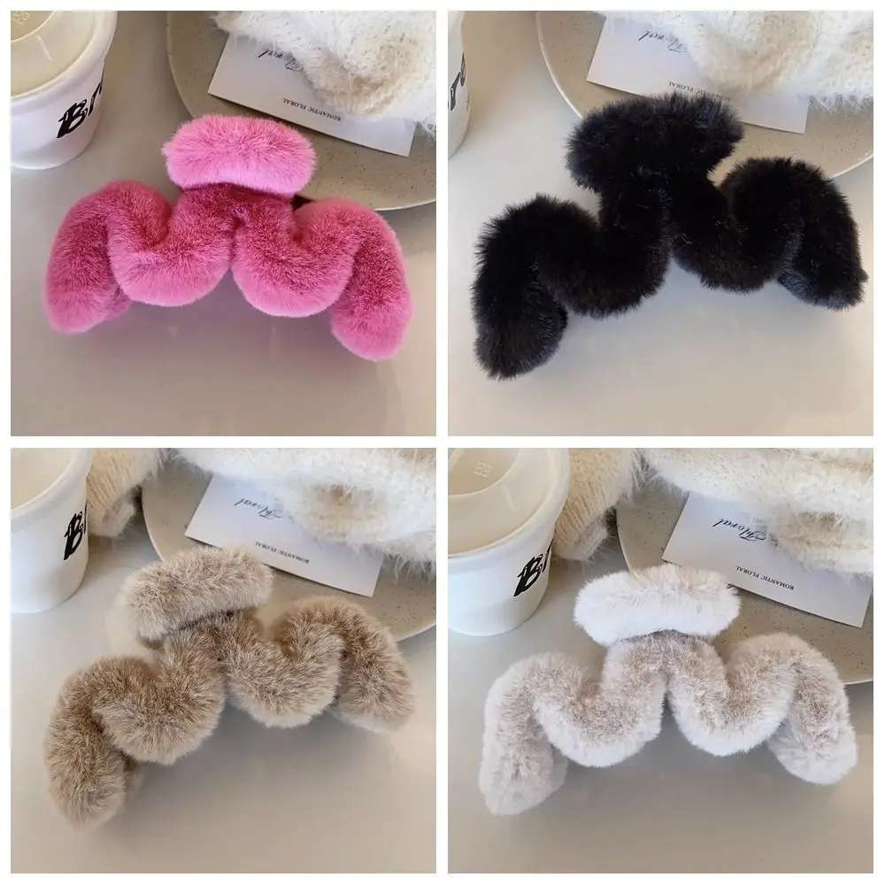 กิ๊บหนีบผมรูปตัว M น่ารัก กิ๊บหนีบผมทรงเรขาคณิต ที่รัดผมหางม้า เครื่องประดับผม กิ๊บหนีบผมทรงฉลามขนาดใหญ่ สำหรับผู้หญิง