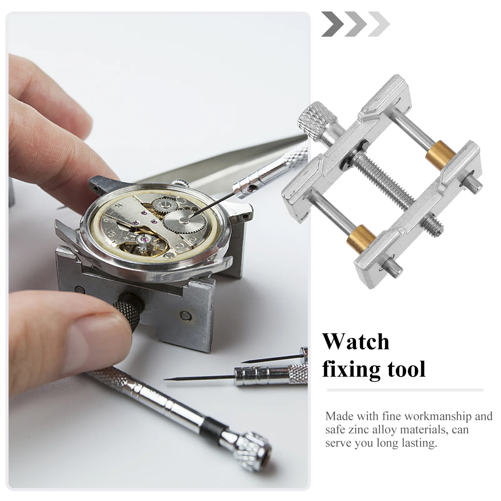 

2Pcs Watch Movement Support Lightweight Durable Texture Convenient Maintenance Watch Fixing Base Movement Base