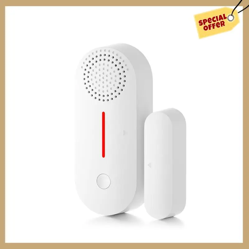 Беспроводной детектор сигнализации Tuya Wi-Fi, безопасная охранная сигнализация, работа с дистанционным управлением для домашнего дверного окна