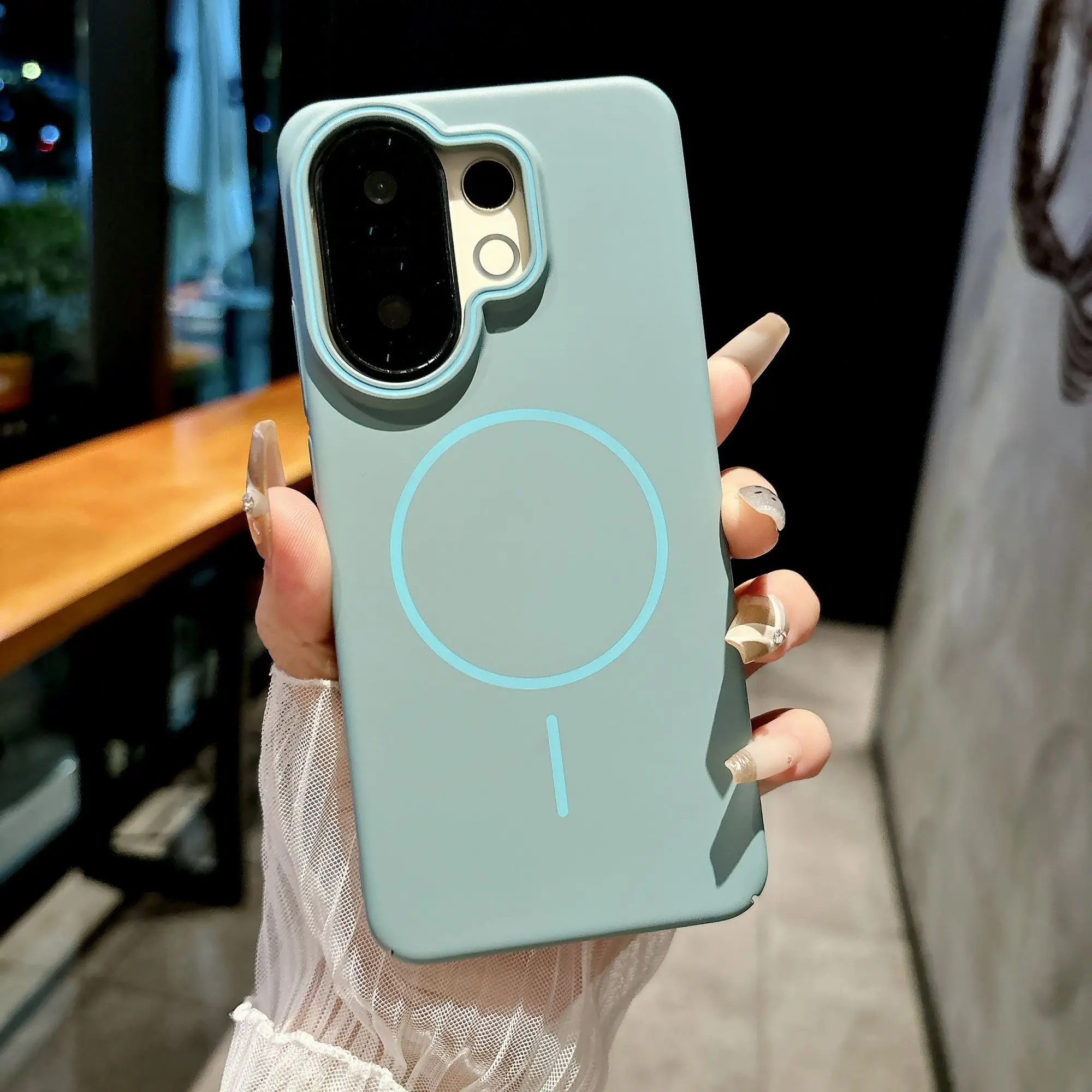 

For Vivo V60 Case Luxury Soft Thin Ring Support Wireless Charging PC Cover For Vivo S30 5G Shockproof Bumper Funda