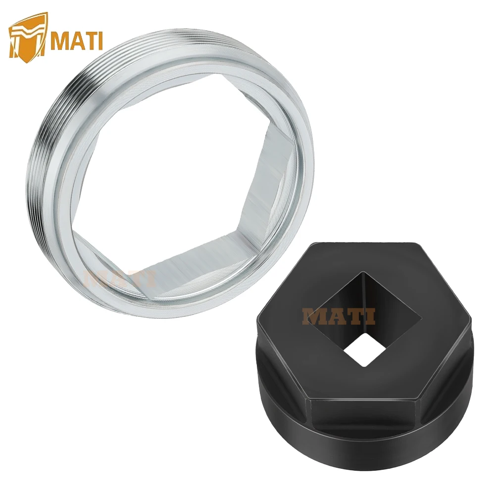 

MATI Steering Stem Bearing Holder Nut & Tool for Yamaha YFZ450 Banshee Grizzly Raptor Big Bear Warrior Wolverine Kodiak Bruin