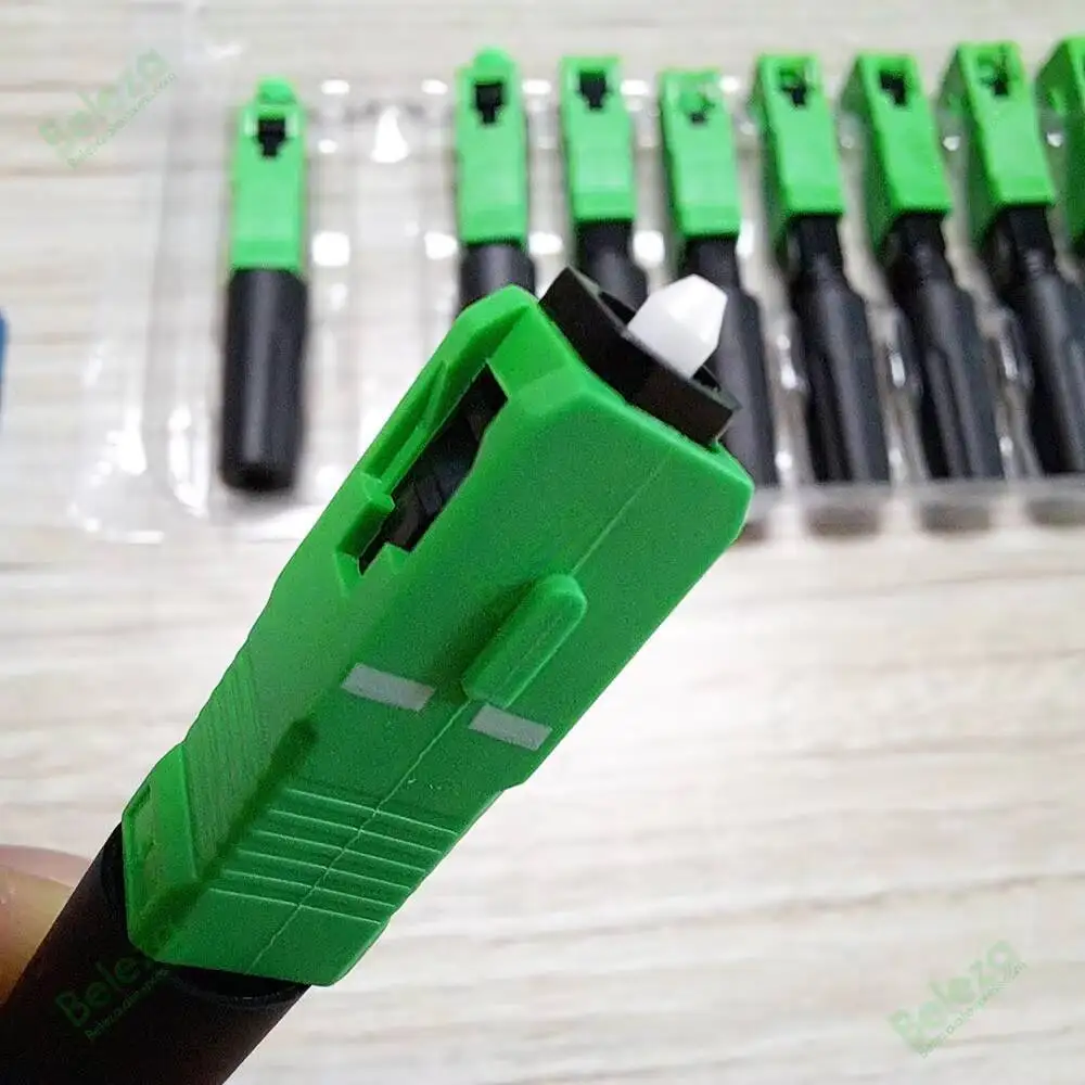 

High Quality 50mm FTTH 0.3dB CATV SC APC Optical Fiber Cable fast Connector Fast Cold Connection Adapter for CATV Network