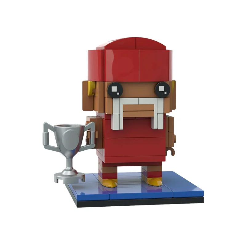 112pcs MOC Hulk Hogan Winner Takes All Edition BrickHeadz Model Building Blocks Christmas Gift Toys Collection DIY Assemble