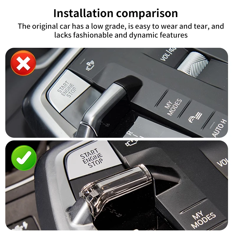 1 قطعة لسيارات BMW X1 X2 2023 2024 مجاذيف التحول الكريستالية استبدال مقبض كريستال والعتاد التحول المقبض X1 X2 الملحقات الداخلية