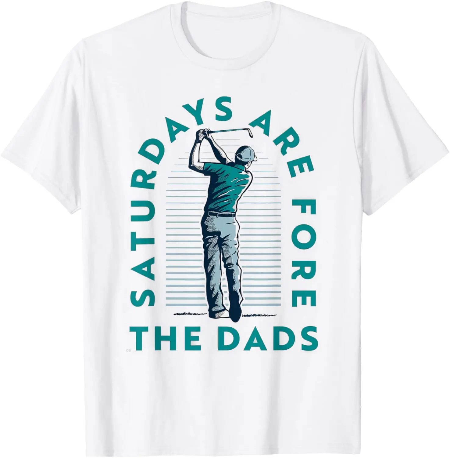 

Футболка Saturdays For Dads Golfer на День отца