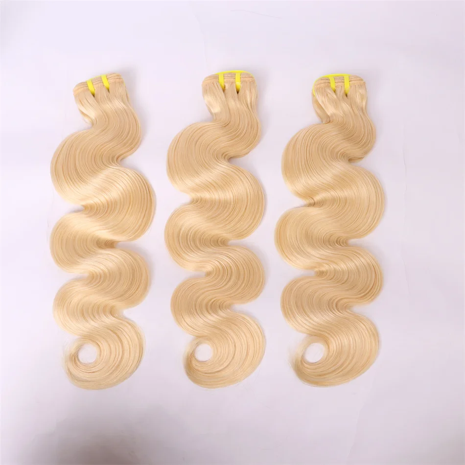 SWANEE 12A Body Wave Blonde 613 Bundles Human Hair 100% Unprocessed Raw Lady Hair Extensions for Black Women Hairs Cosplay