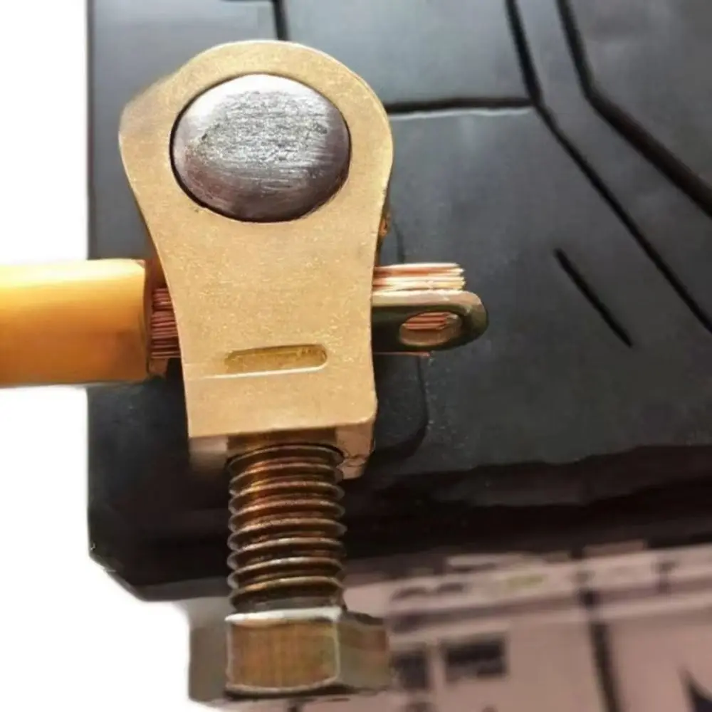Positive Negative Poles Brass Screw Terminal Blocks Top Fast Copper Material Car Battery Terminal Connectors Safe Operation
