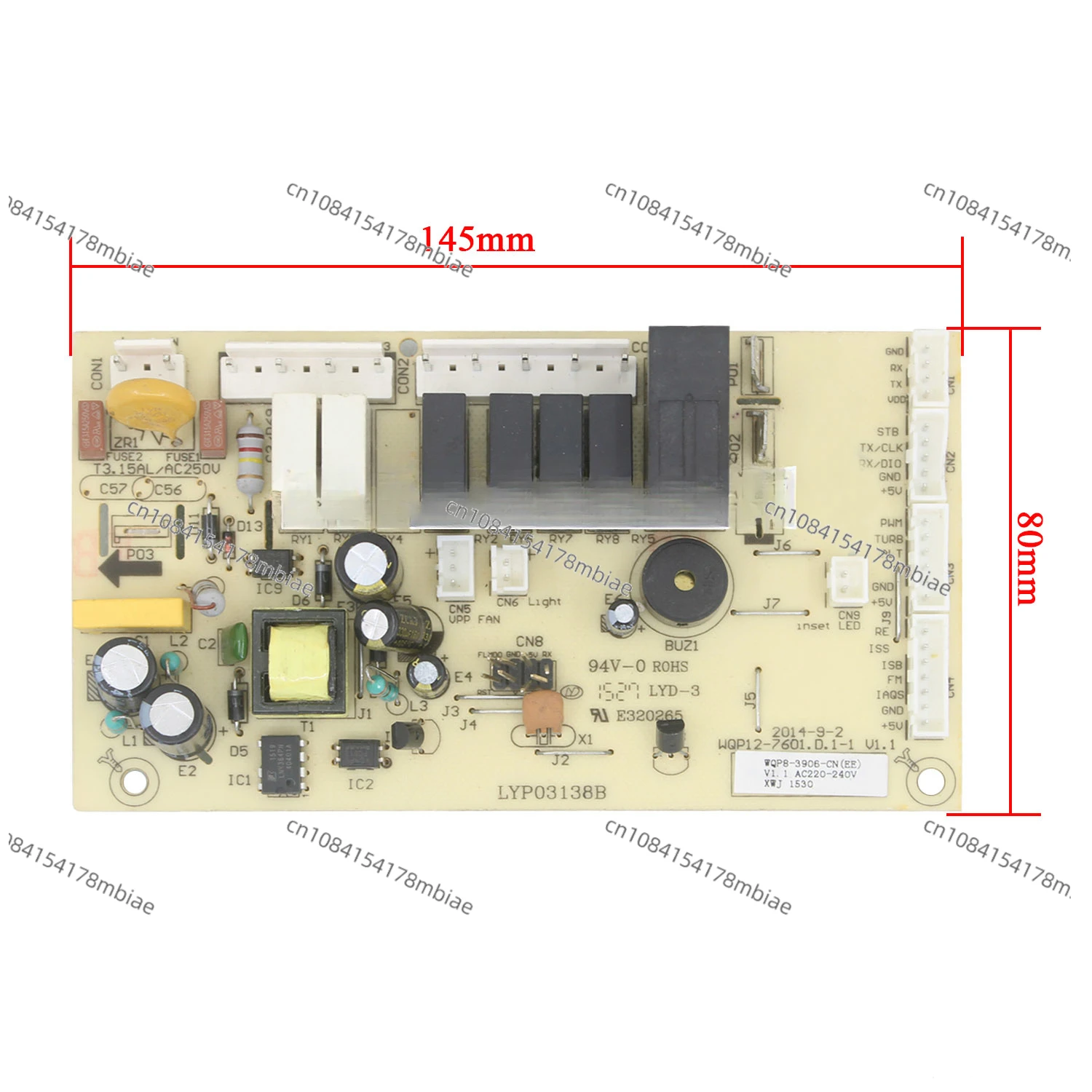 Dishuwasher Motherboard WQP12-7601 repalcement control circuit board LYP03877A0 Power Distribution Board