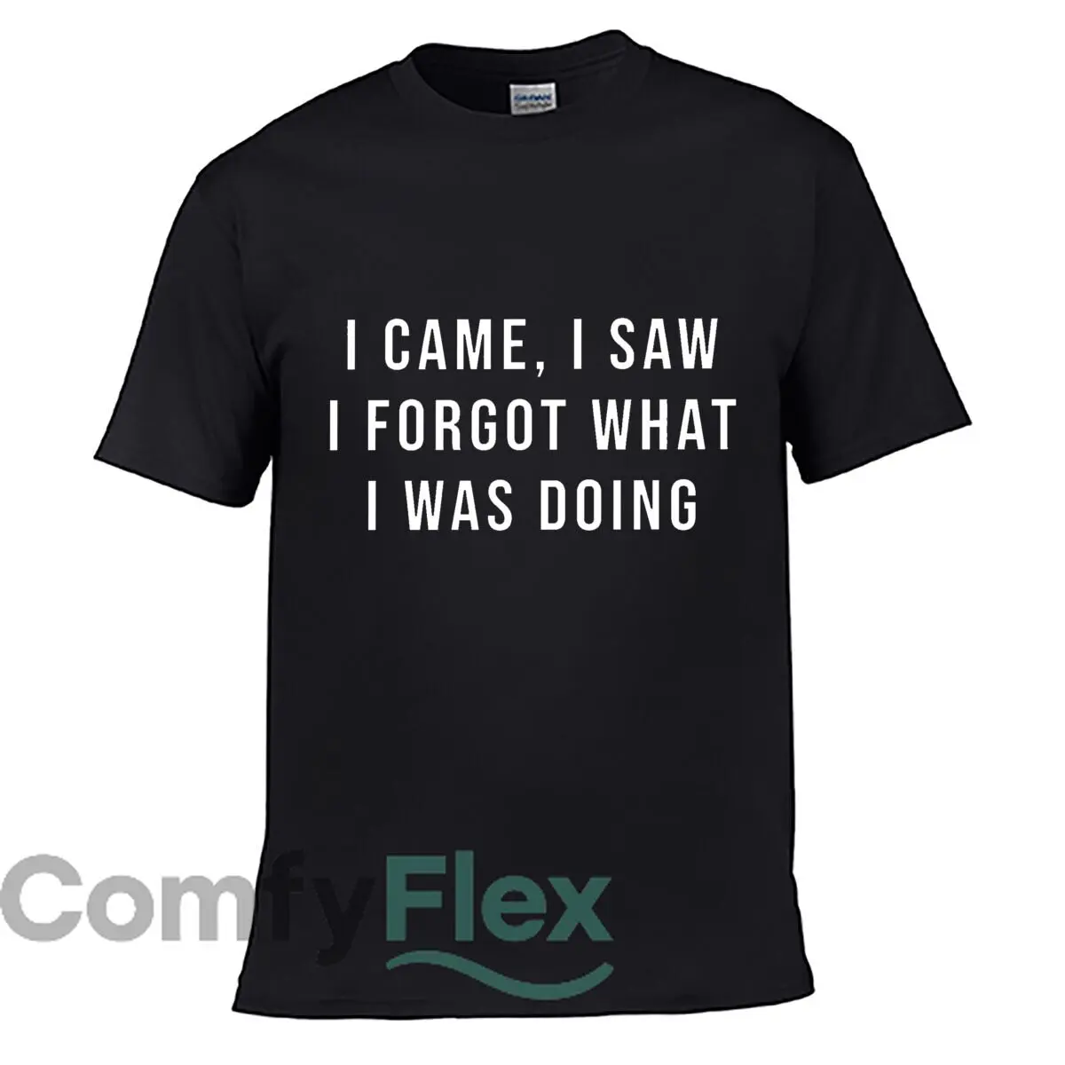 I Forgot What I Was Doing Funny Quote Street Distressed Washed Loose Simple Tee