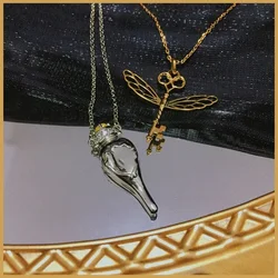 Light Luxury Harries Potters Necklace Fashion Golden Snitch Felixir Potion Bottle Necklace Women's Jewelry Gift Trend Decoration