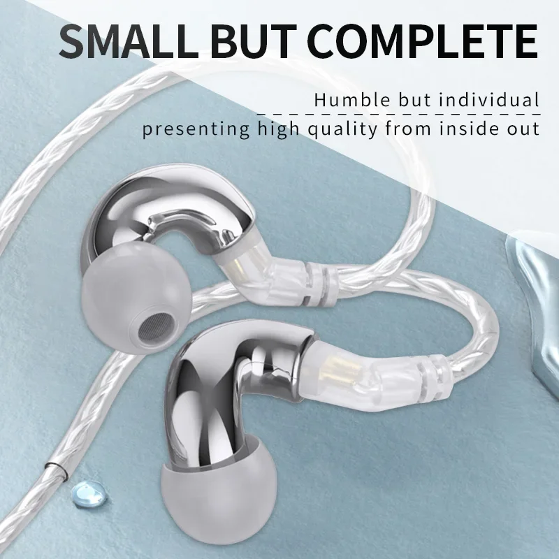 BLON BL-Mini Earphones In-Ear HIFI Earphone 6mm Dynamic Driver IEMs Monitor Headphone with Detachable Audio 2Pin 0.78MM Cable