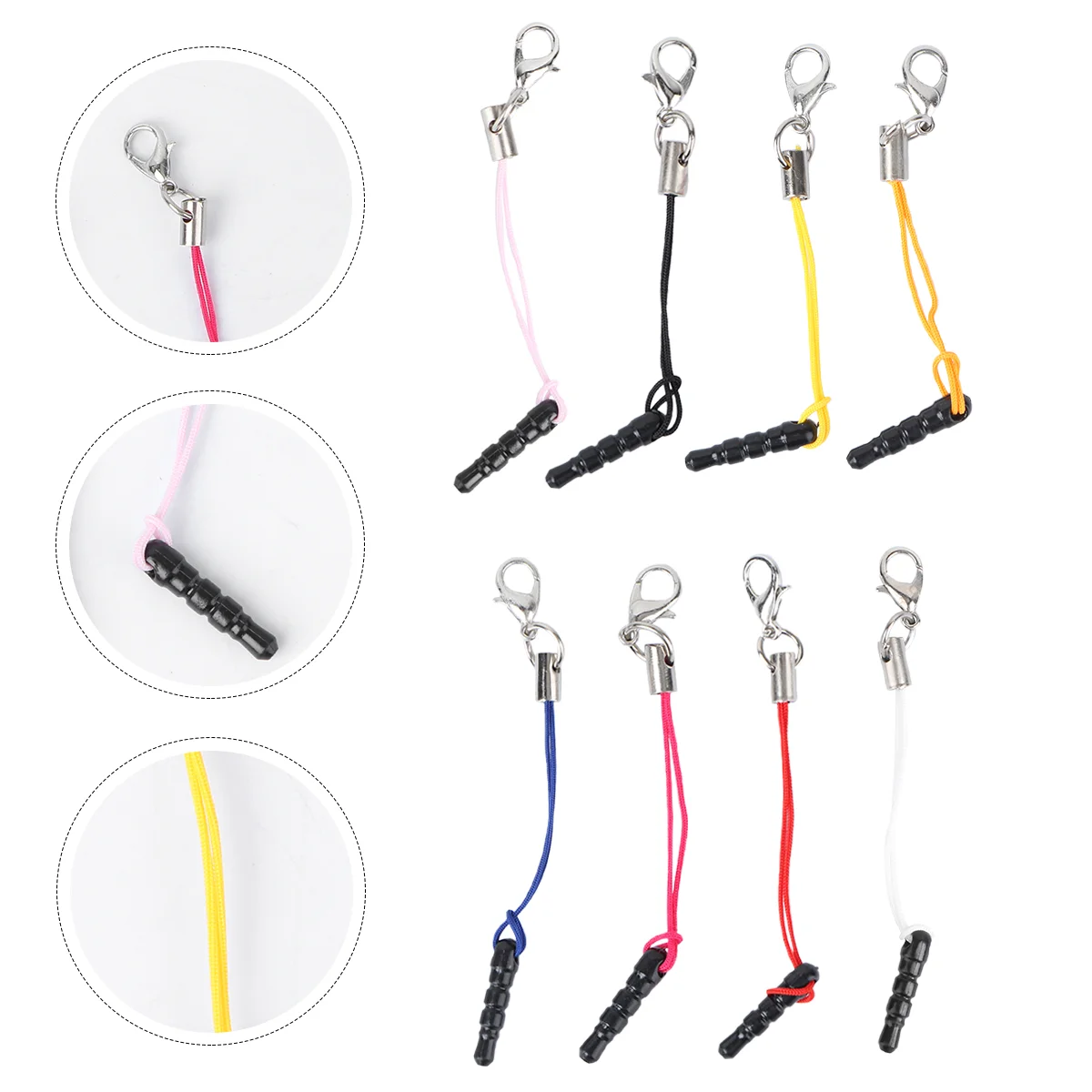 

15 Pcs Charm Straps with Hook Head Phones Lobster Clasp Telephone Smart Watch Bands