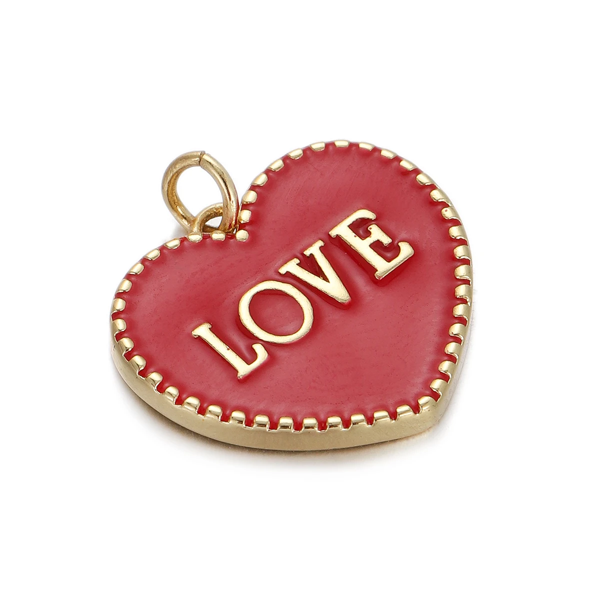 Heart Love Evil Eye Pendant Charms for Earrings Necklace Making Supplies Accessories Gold Color Cz Diy Jewelry Charms