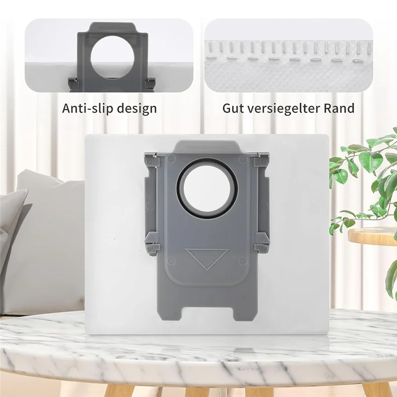 T71C 8Pcs Dust Bags Replacement for Roborock S8+ /S8 Pro Ultra / S7 MaxV Ultra / Q5 / Q5+ / Q7+ / Q7 Max+ Vacuum Cleaner Bag