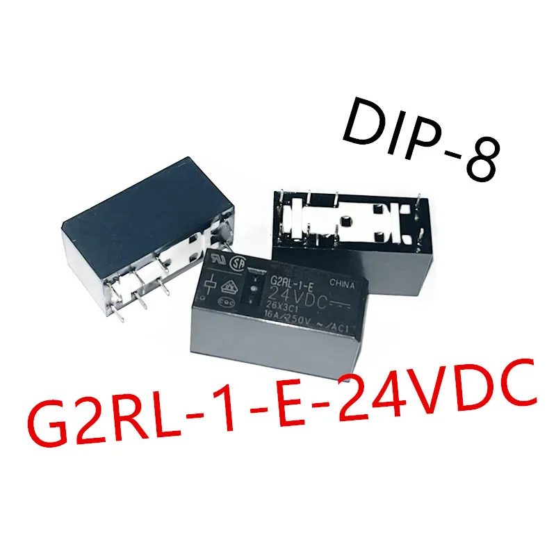 10piece  G2RL-1-E-5VDC 、G2RL-1-E-12VDC 、G2RL-1-E-24VDC  DIP-8  New Universal Power Relay  G2RL-1-E DC12 、G2RL-1-E DC24