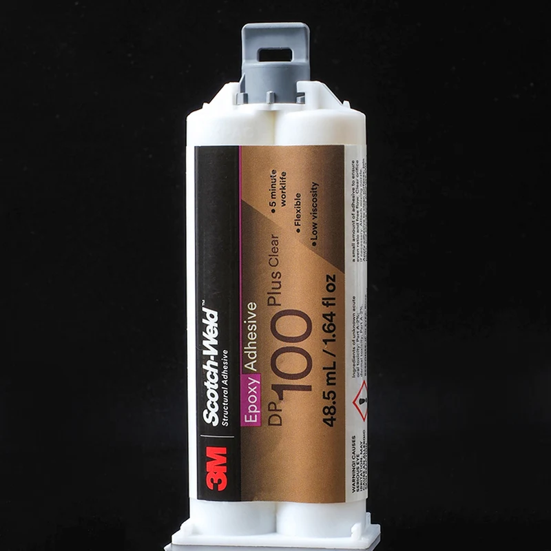 

3M DP100 Plus клей из эпоксидной смолы, двухкомпонентный быстросохнущий структурный клей, прозрачный металлический клей, китайская версия