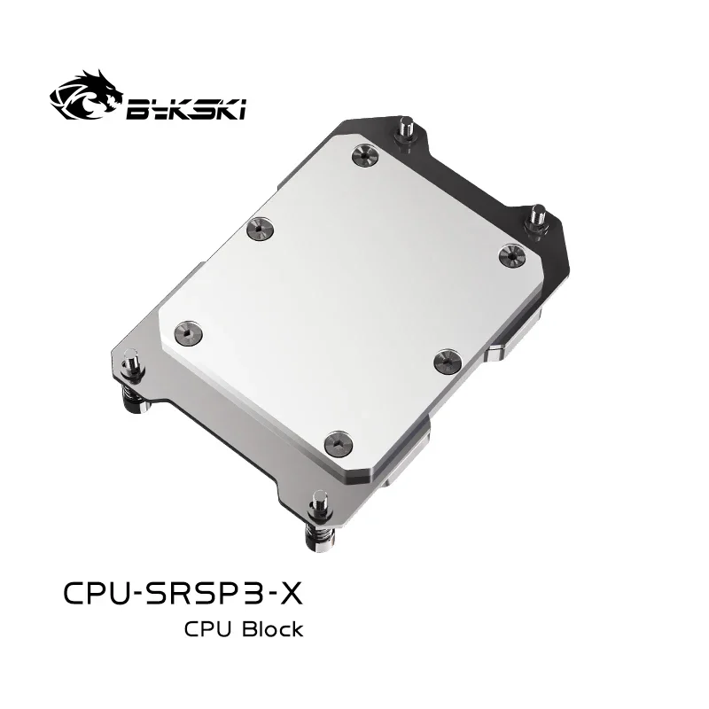 Bykski CPU Water Block Use dla AMD TR4 Socket Prostokątny procesor / miedziany metalowy radiator Płynny układ chłodzenia / CPU-SRSP3-X