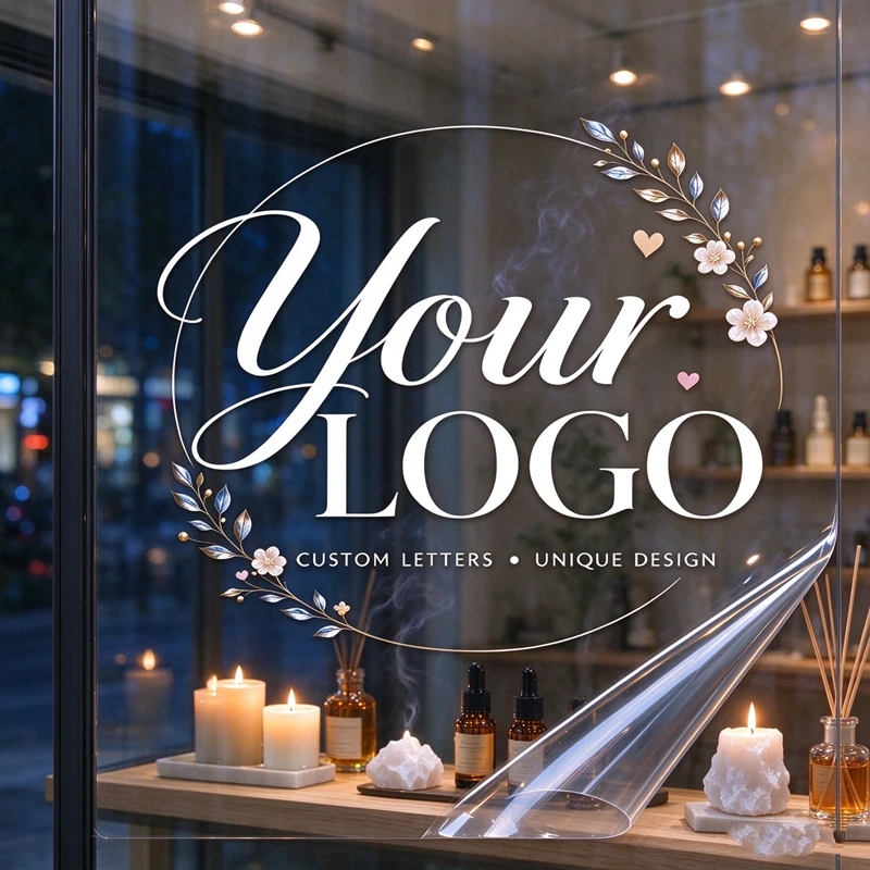 Any Size 100cm Custom Stickers Decoration Commercial Advertising Promotion Decals for Pastry Bar SHotel upermarket Retail Shops