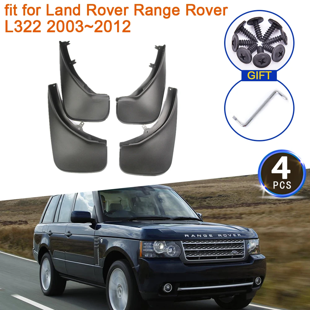 

For Land Rover Range Rover L322 2003 2004 2005 2006 2007 2008 2009 2010 2011 2012 Mud Anti-splash Mudguards Fender Front Mudflap