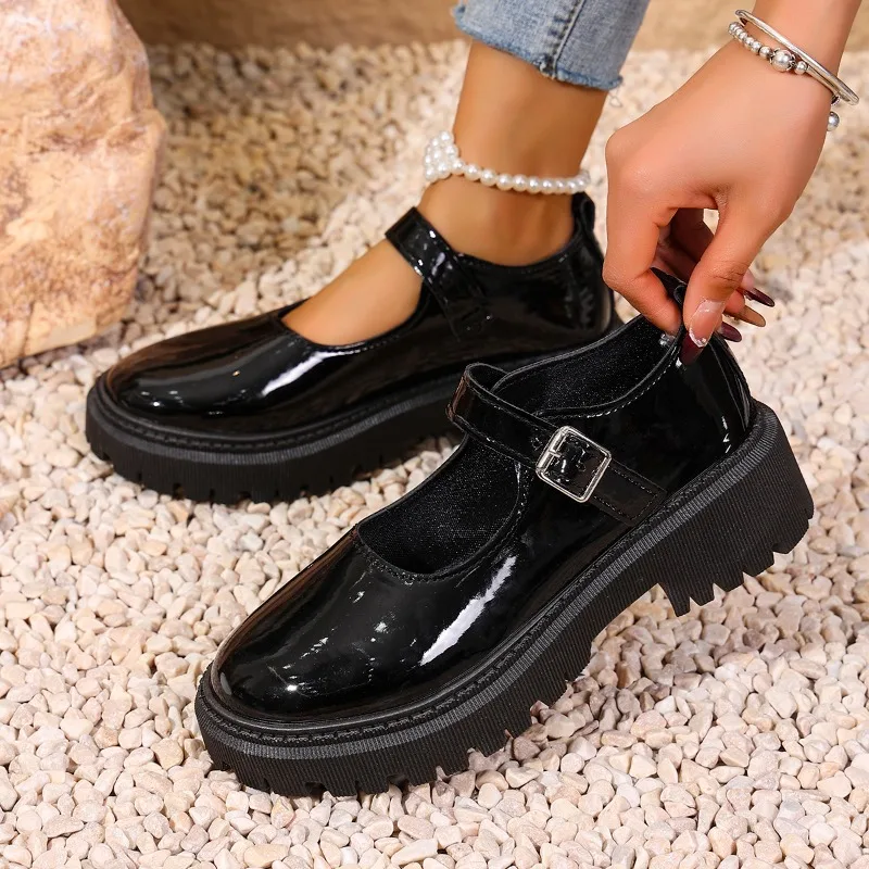 2025 Brand Ladies Shoes Loafers Women's High Heels Fashion Buckle Strap Office and Career Hot Sale Plus Size Heels Women Zapatos