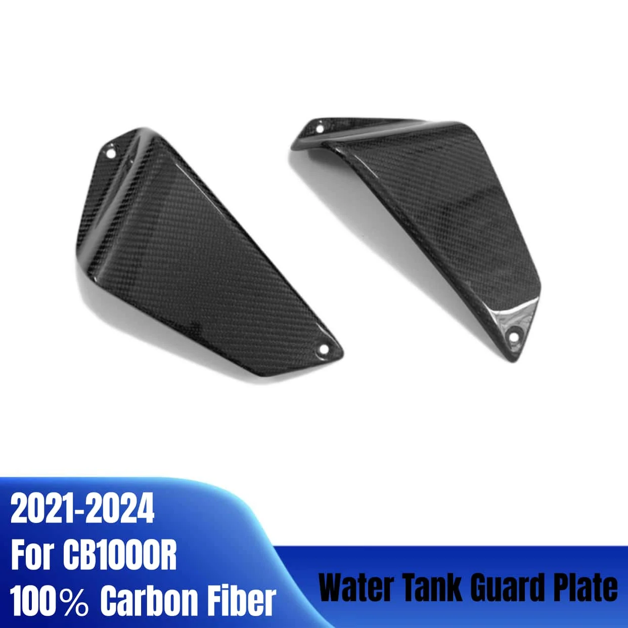 For Honda CB1000R CB1000R 2021 2022 2023 2024 100% Carbon Fiber Motorcycle Outer Radiater Covers Side Panels Water Tank Guard