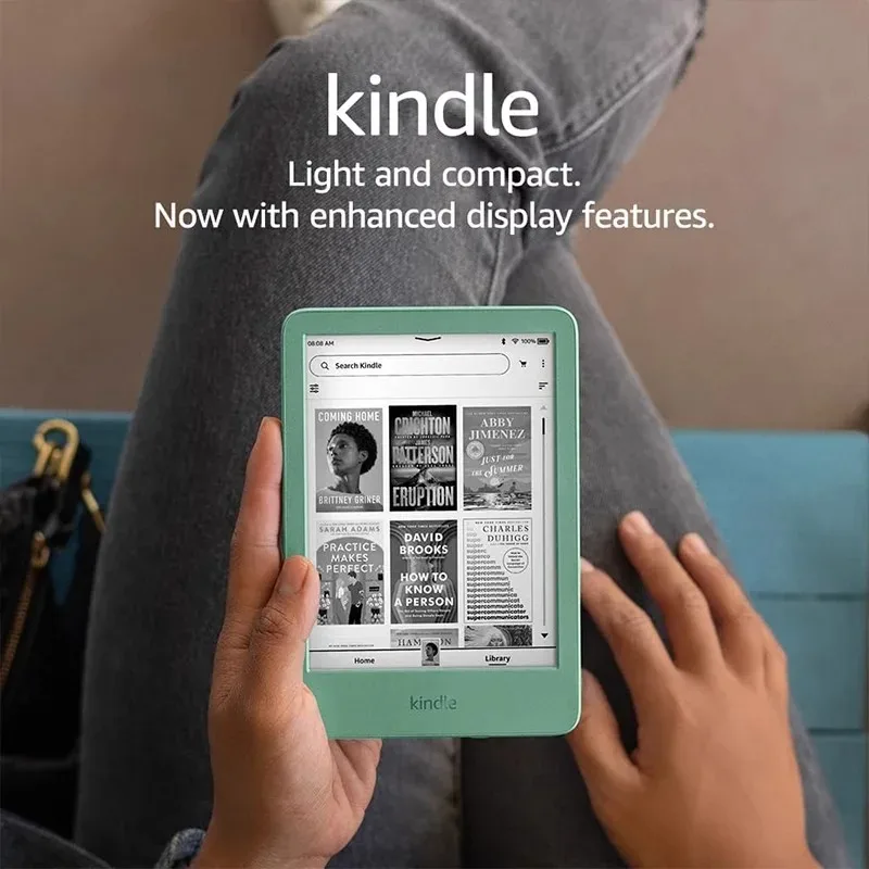 

Kindle 11th Generation The lightest Kindle with a glare free display, adjustable headlights, and longer battery life