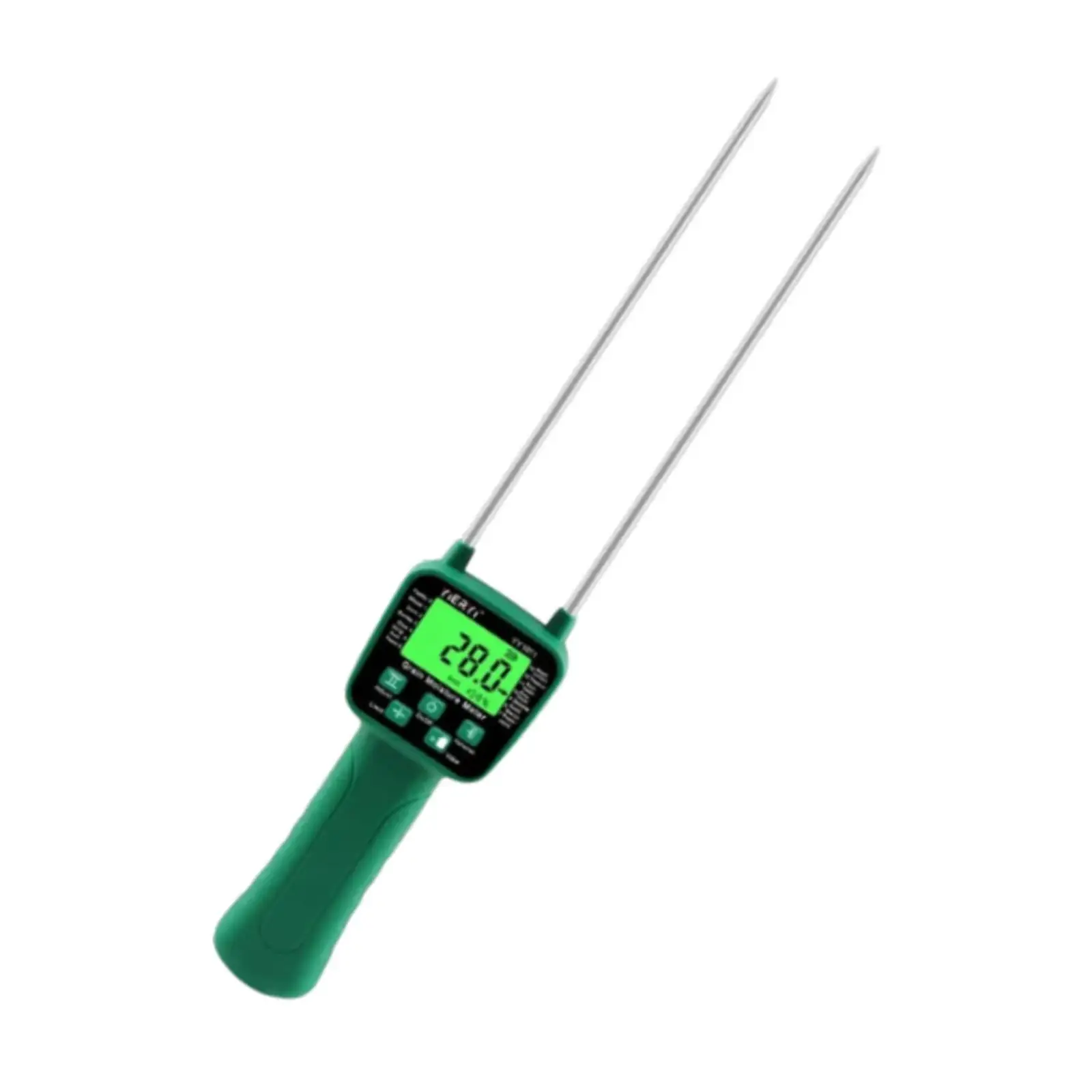 Grain Hygrometer Water Content Analyzer Voice Broadcast Function Humidity Tester Hay Moisture Tester for Rice Beans Corn