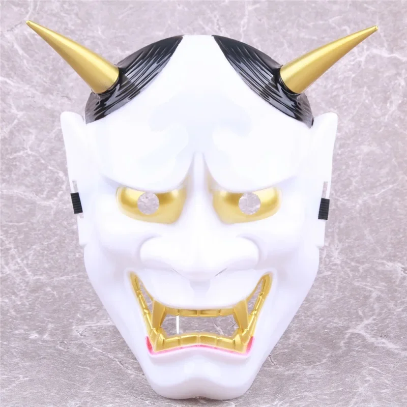 Exorzismus Maske japanische Geist Kopf Gesicht Prajna Maske Lanling König Ghost face traditionelle Maske Halloween Cosplay Masken – Detail 2