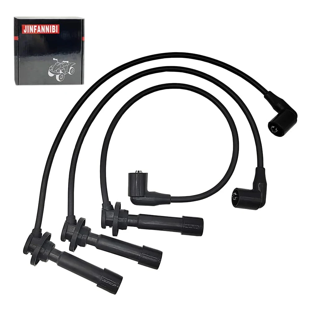 For Kawasaki Mule PROFX/FXR/FXT KAF820 2015-2019 2020 2021 2022 2023 21150-0013 Spark Plug Wire Set