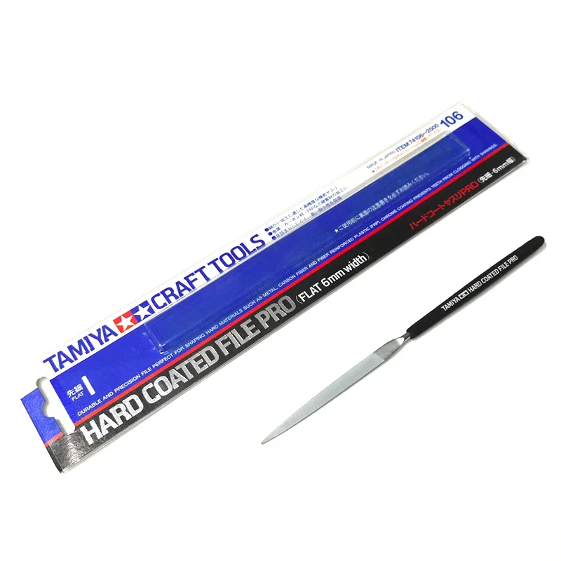 Tamiya 74106 Hard Coated File Pro Flat 6mm Width Plastic Model Kit Craft Tools