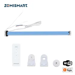 Zemismart 2N tende a rullo motore Tuya WiFi Smart motore elettrico per tende per tubo da 38mm Alexa Google Home controllo vocale