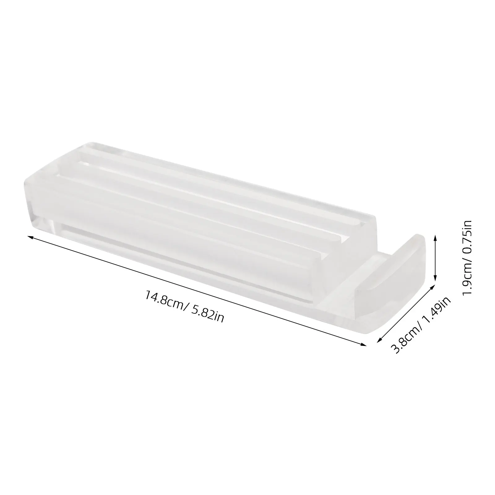 Clear Guitar Pick Holder Multifunctional Compact Display Stand Desk Organizer for Electric Guitar Bass Ukulele Plectrum Storage