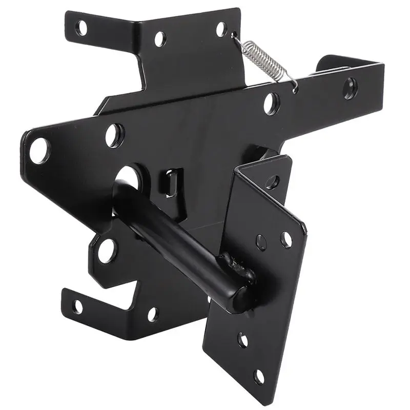 

Дверной болт с быстрым штифтом, автоматическая защелка, замок для ворот, крепление на стойку, самоблокирующиеся болты, аксессуары в комплекте