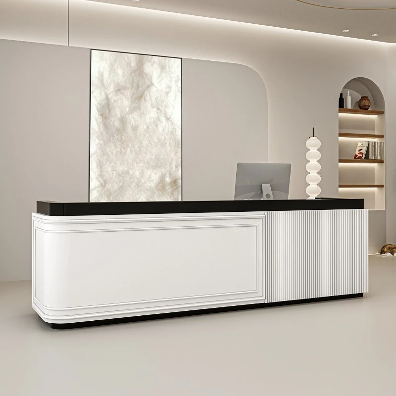 ec-medical beauty reception desk Clothing shop checkout page counter simple high-end mostradores para negocio office furniture-