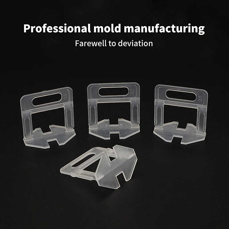 100PCS Tile Leveling Spacers System Clip Kit 1-3MM for Laying Flooring Tiles Construction Tools Home Decoration Leveler