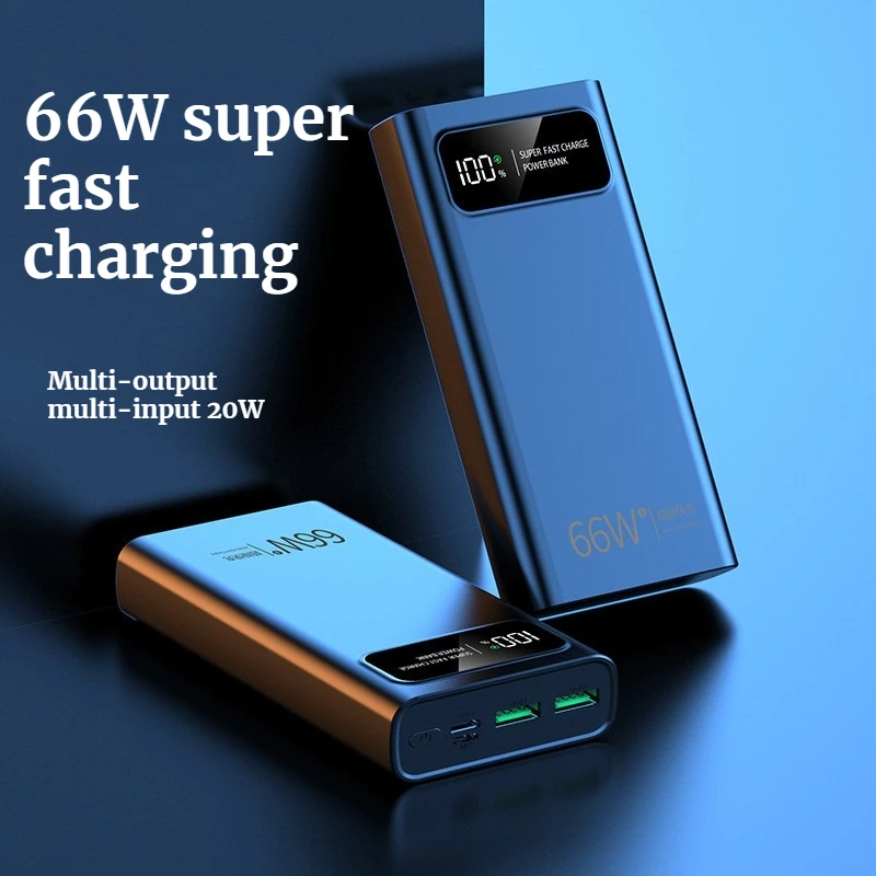 

30000mAh 66W Super Fast Charging Power Bank, Large Capacity Digital Display for IPhone 17, Samsung S24, Huawei Mate 70 Xiaomi