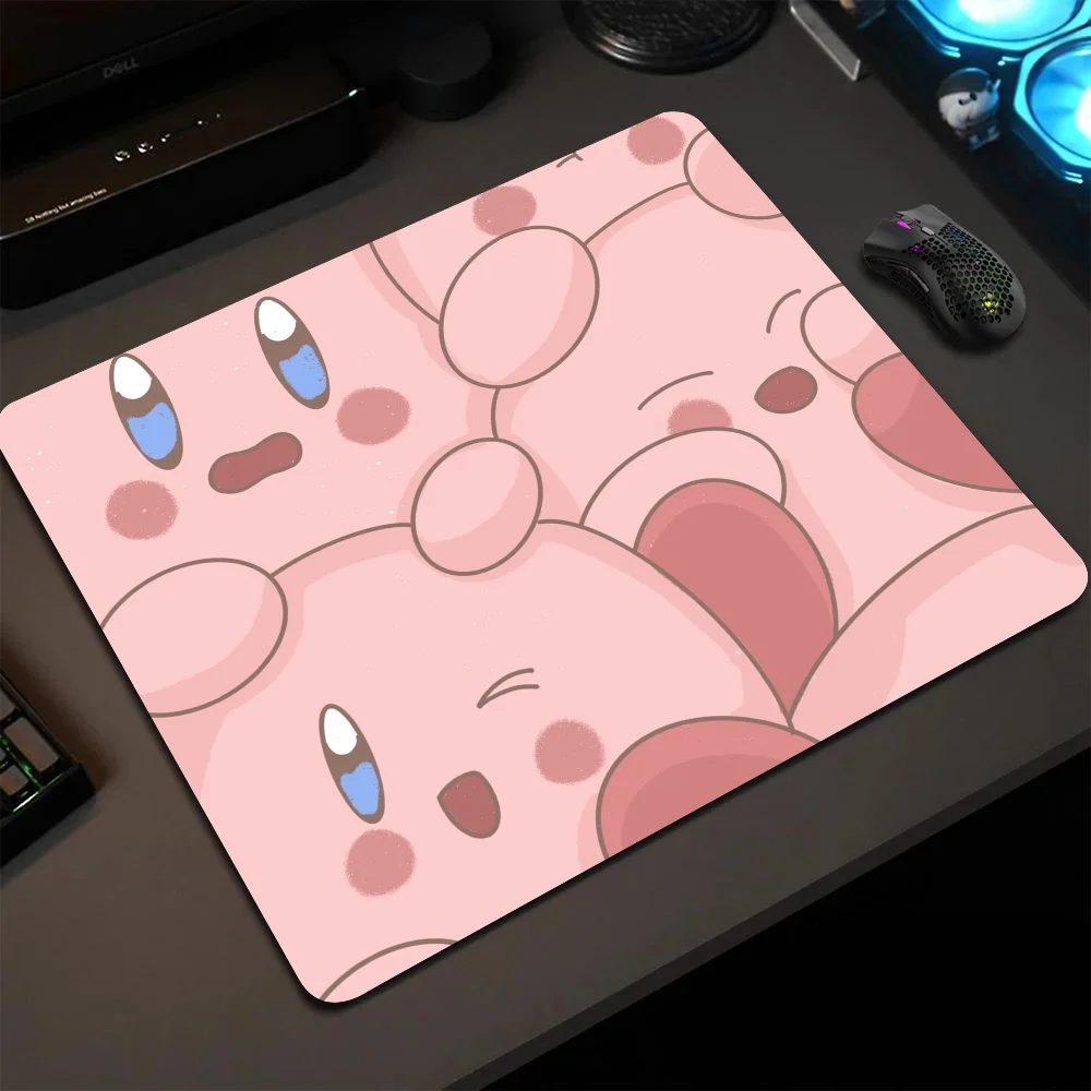 

Cartoon Stars K-Kirby Mousepad Small LockEdge Mouse Pad For Gamers Computer Desk Pad Anti-slip Rubber