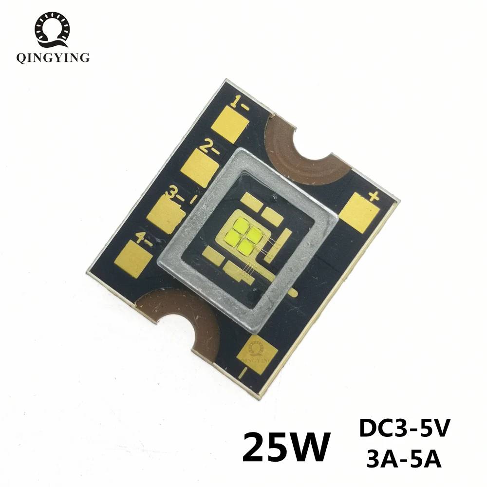 1pcs-4pcs High Power LED Stage Light Chip 25W 4 Chip 3-5V 4-5A LED Beam Moving Head Lamp Projector Lighting Source