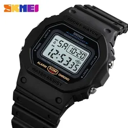 SKMEI Japan Digital Movement Count Down Sport Watch Mens Fashion LED Light 5bar Waterproof Wristwatches Male Alarm Reloj Hombre