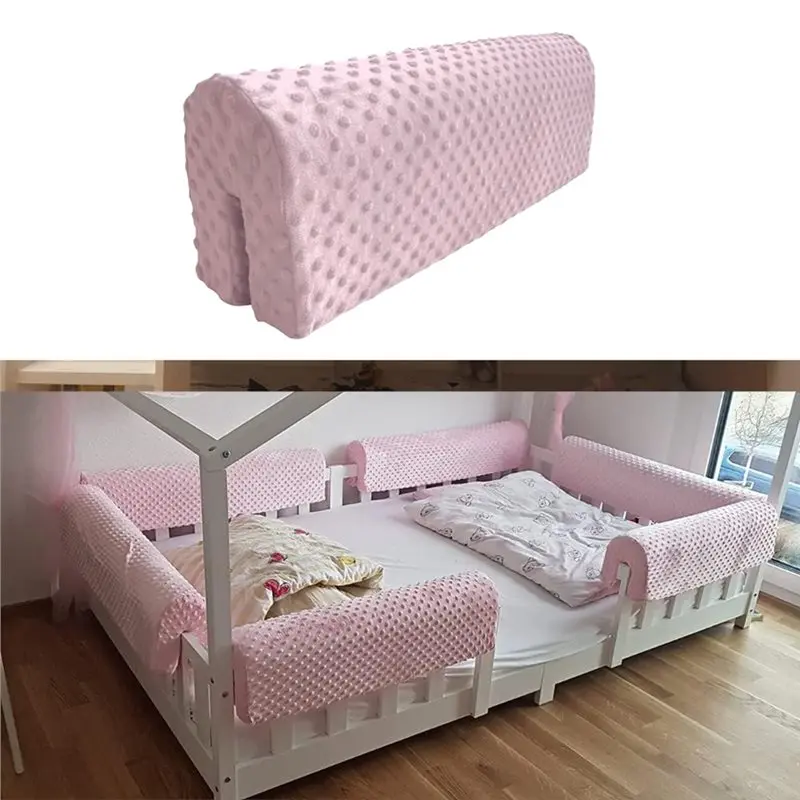 Toddlers' Anti-Collision Bed Rail Bumpers, Children' S Bed Guardrail Padding, Safety Protector Increased Height