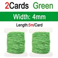 2pcs Green 4mm