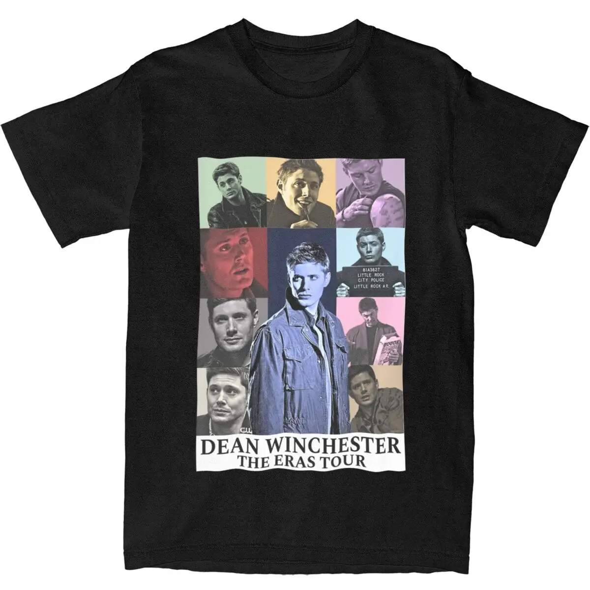 Dean Winchester Supernatural Eras Tour T-Shirt T-Shirts Short Sleeve Streetwear Tops Summer Cotton O Neck Plus Size Top Tees