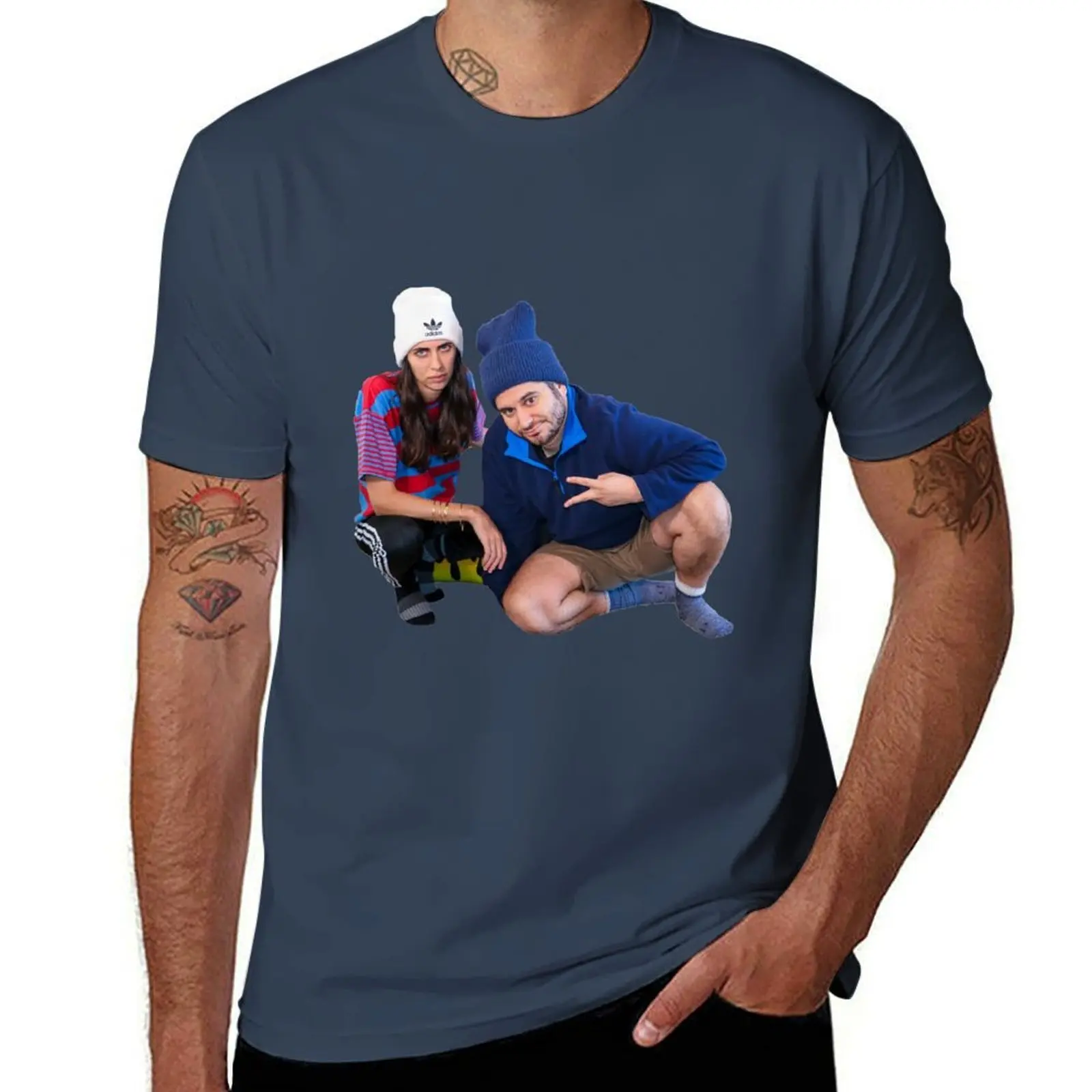 

Ethan and Hila T-Shirt t shirts with prints graphic t shirts for man T-Shirt