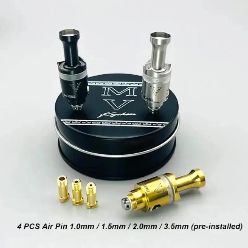 DSX Monarchy Mobb V Style RBA Bridge 316SS für Billet/BB/Boro Tank mit Luftstiften 1 mm/2,5 mm/3 mm/3,5 mm